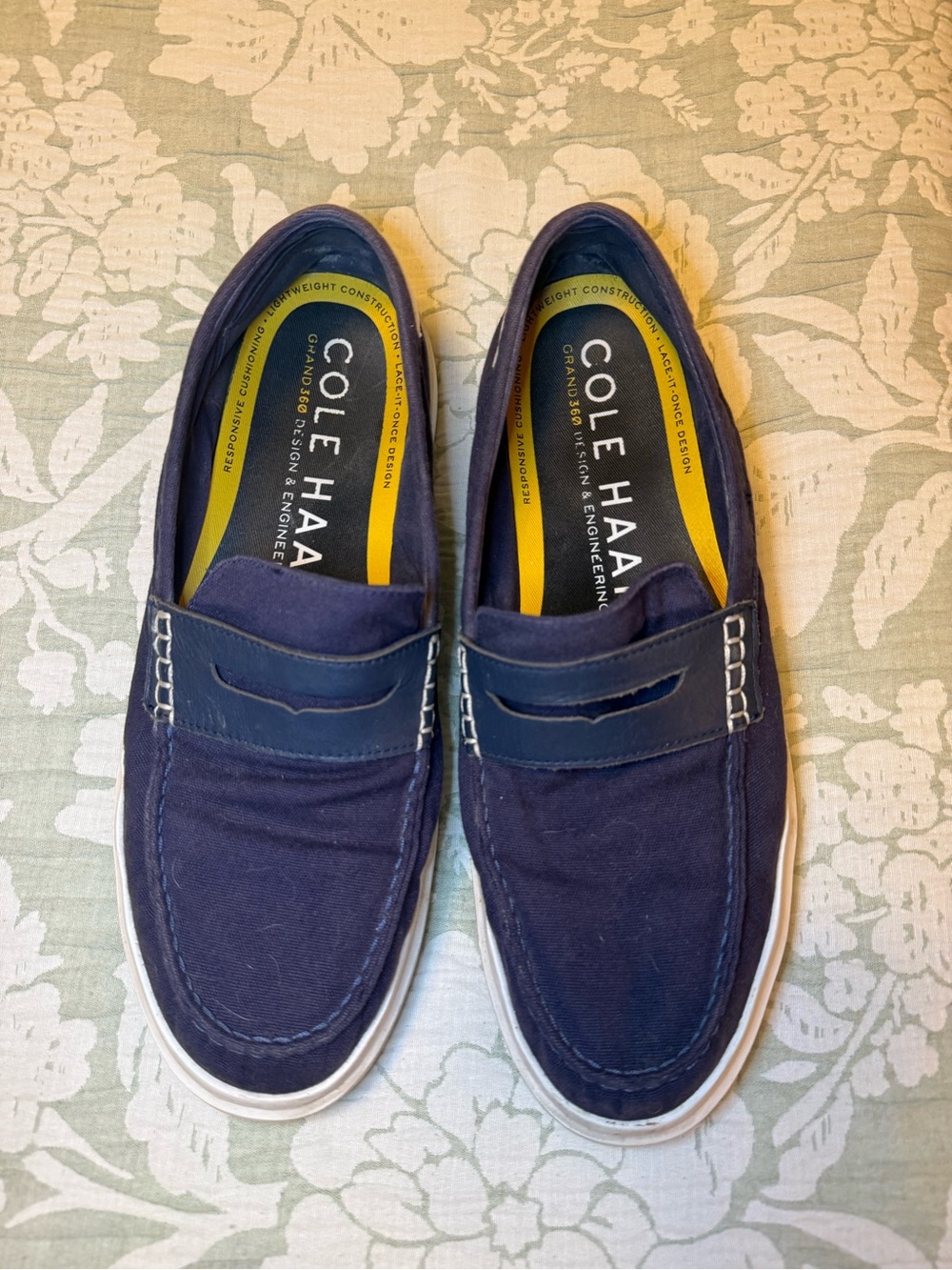 Cole Haan Navy Blue Men’s Slip-On Loafers